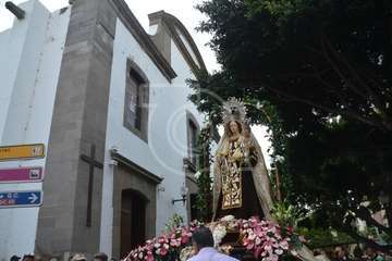Misa y procesión de la Virgen de Telde en Los Llanos de Telde (Foto TA)